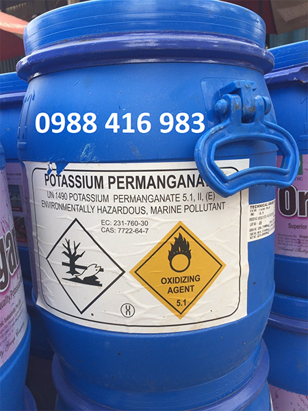 Potassium Permanganate - KMnO4 99% - Hóa Chất Lý Hùng - Công Ty TNHH Công Nghệ Lý Hùng